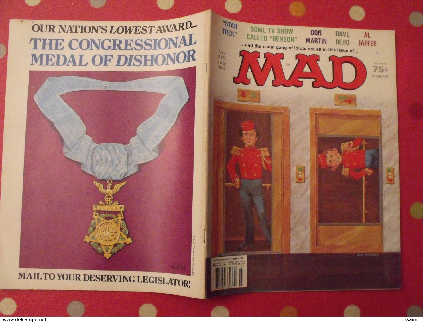 12 N° De MAD De 1980-1982. Jack Richard, Don Martin, David Berg, Jaffee. En Anglais - Collections