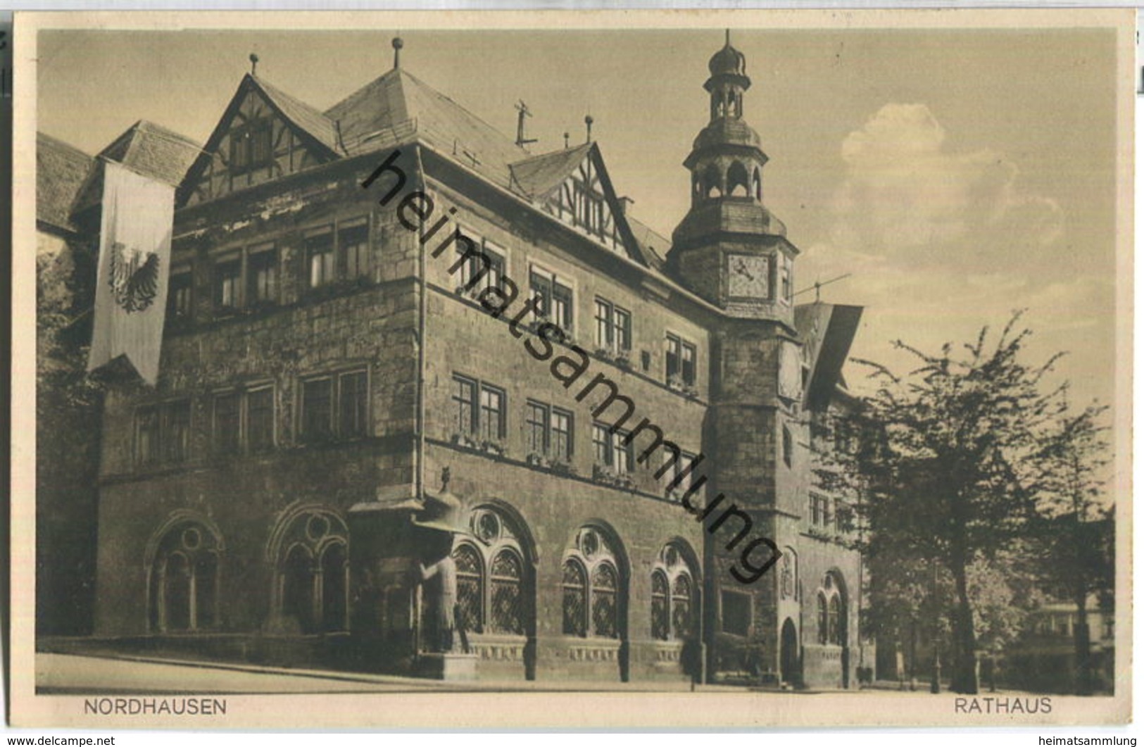 Nordhausen - Rathaus - Verlag Ottmar Zieher München - Nordhausen