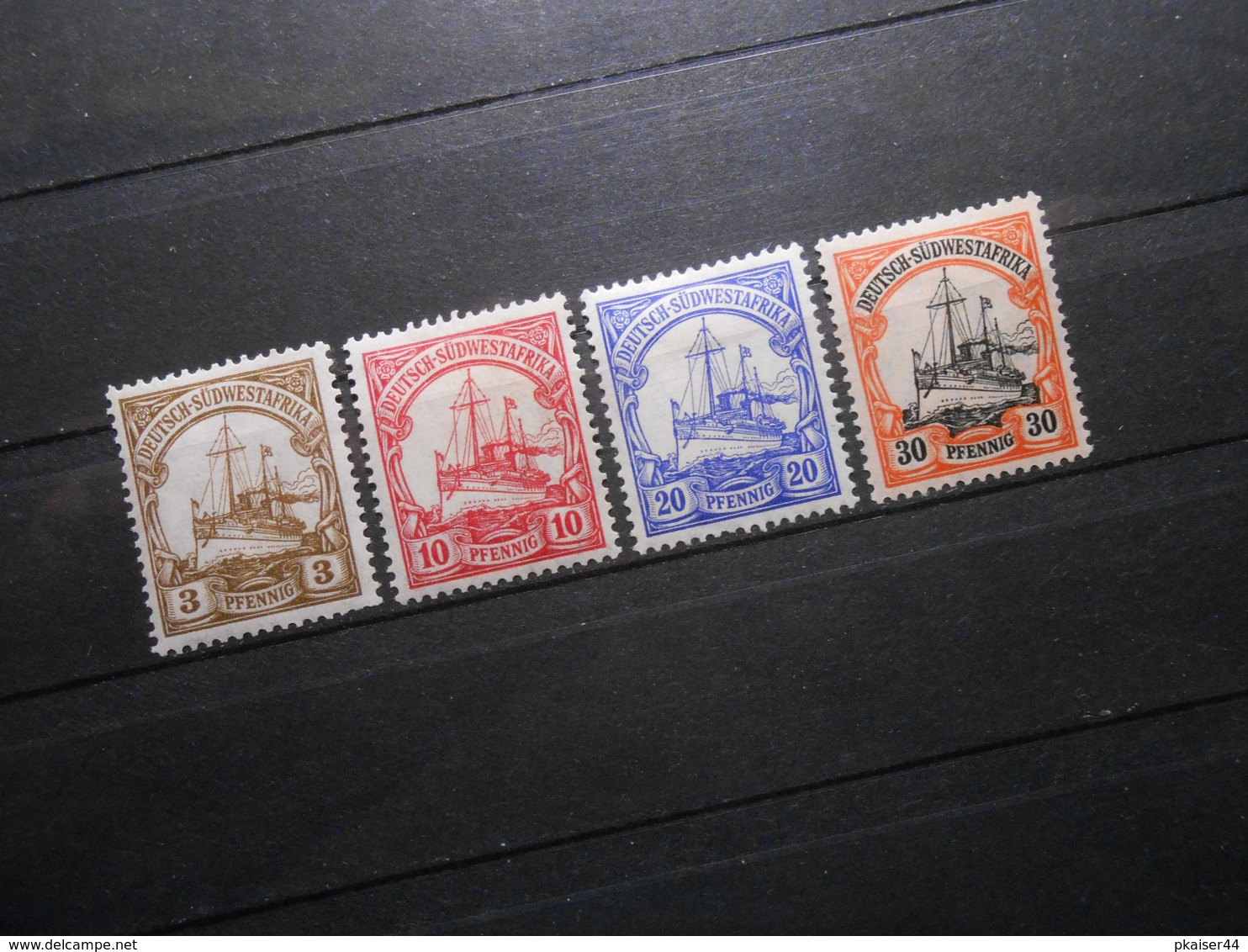 D.R. 24/26a/27-28y*MLH - Deutsche Kolonien (Deutsch-Südwestafrika) 1906 - Mi 10,90 € - Sud-Ouest Africain Allemand