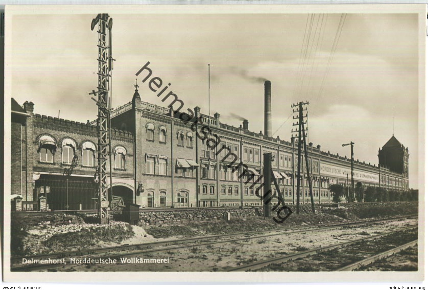 Delmenhorst - Norddeutsche Wollkämmerei - Foto-Ansichtskarte - Verlag Paul Andreas Bremen 20er Jahre - Delmenhorst