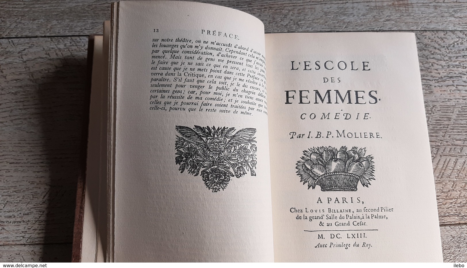 L'école Des Femmes Le Mariage Forcé La Princesse D'élide L'impromptu De Versailles Molière 1927 Gravures - Auteurs Français