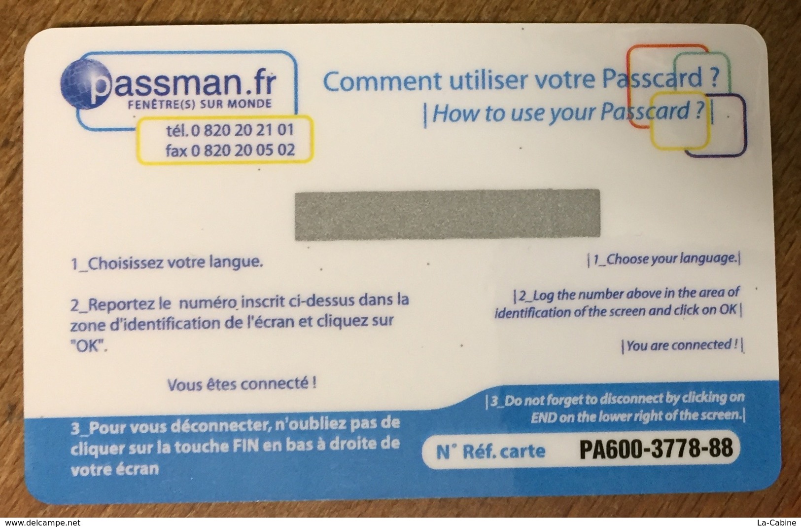 601 RÉGIMENT DE CIRCULATION ROUTIÈRE MOTO ARMÉE CARTE PASSMAN 30H WIFI INTERNET POUR COLLECTION TÉLÉCARTE PHONECARD - Army