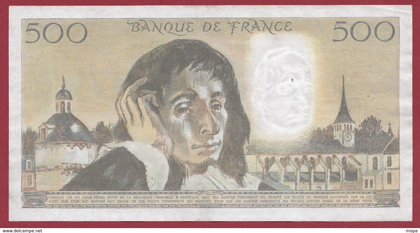 500 Francs "Pascal" Du 05/01/1984.H.---SUP--ALPH -B.202 - 500 F 1968-1993 ''Pascal''