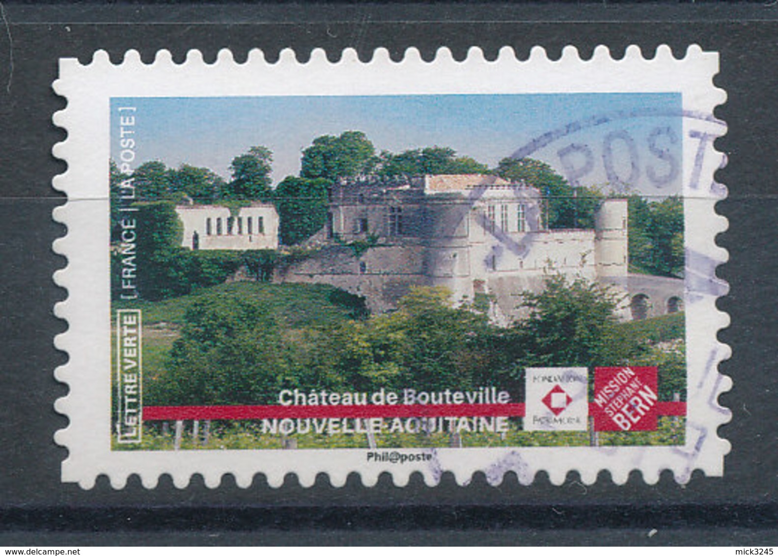 1775 (o) Patrimoine - Château De Bouteville (cachet Rond) - Autres & Non Classés