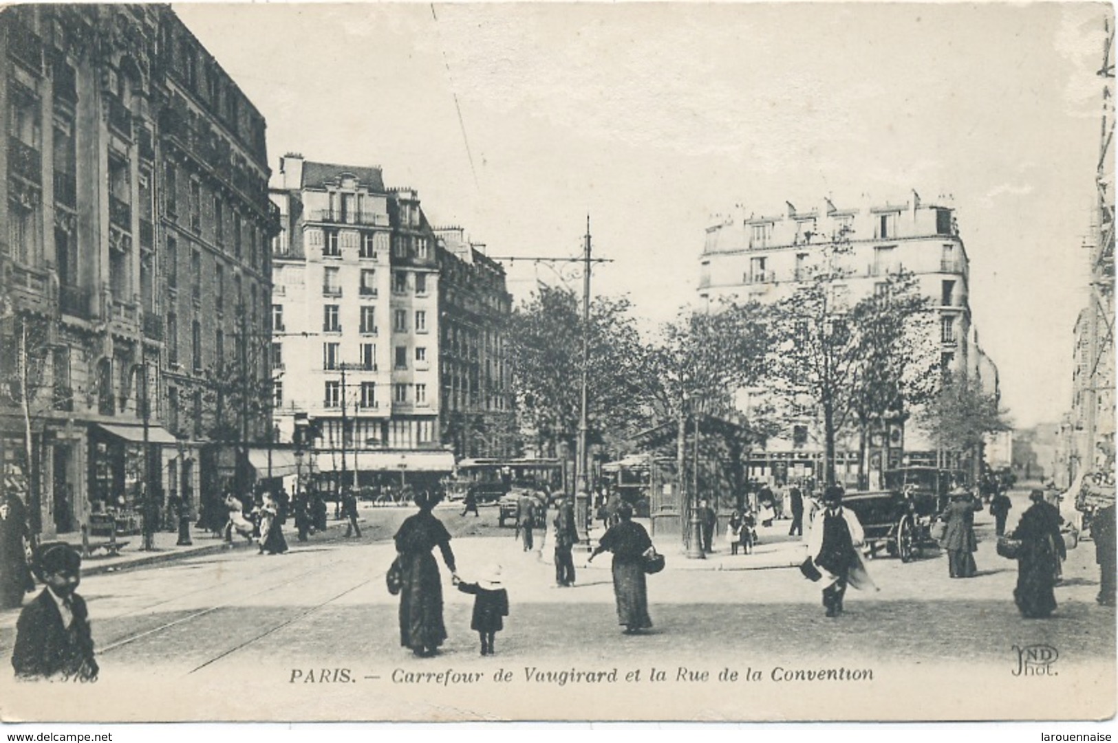 75015 - Paris : Carrefour De Vaugirard Et La Rue De La Convention. - Arrondissement: 15