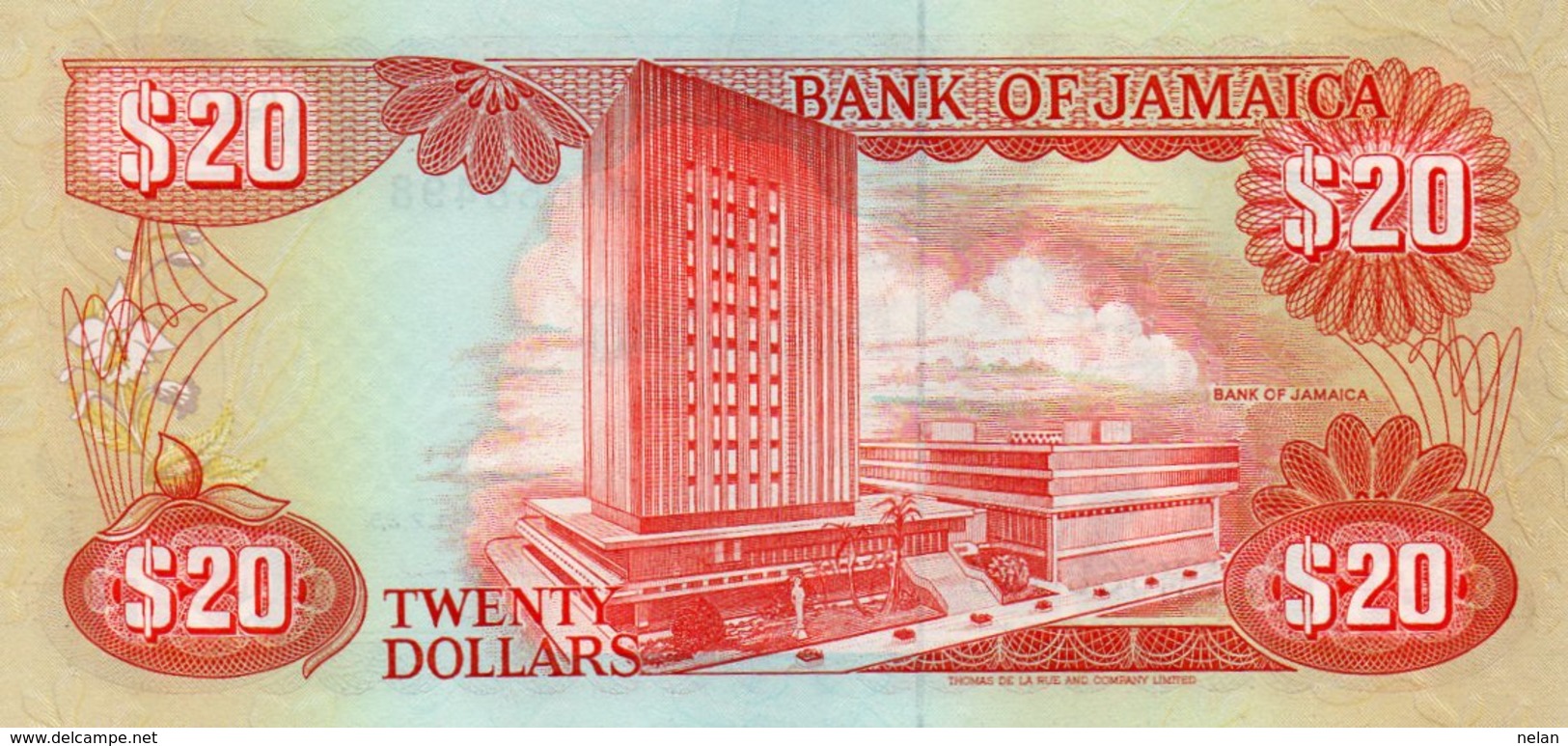 JAMAICA 20 DOLLARS 1995  P-72e  UNC - Jamaique