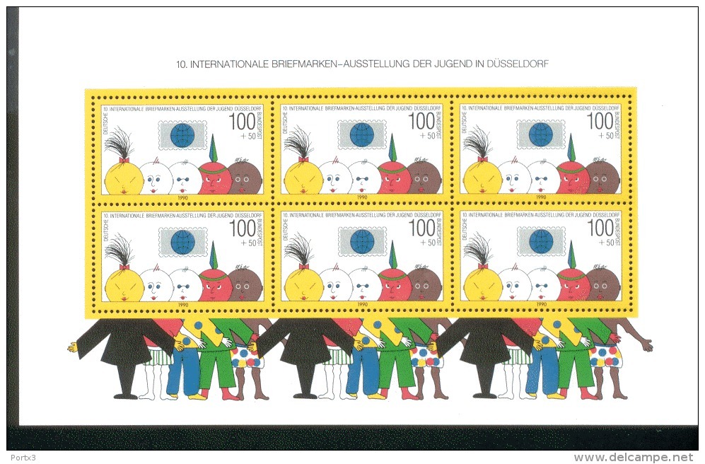 Bund Block 21 Briefmarkenausstellung 3 Stück / Items Postfrisch MNH ** Neuf - 1981-1990