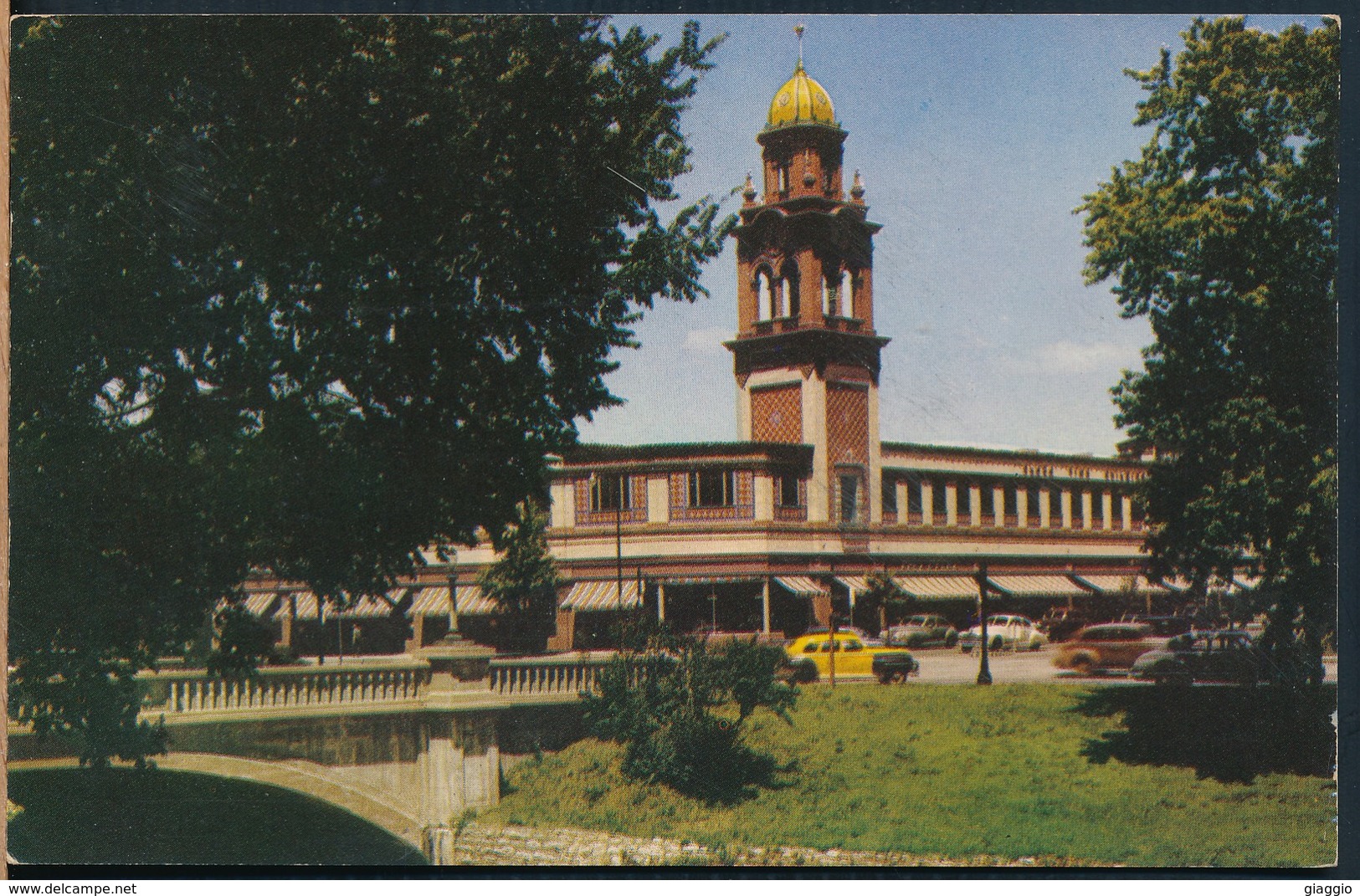 °°° 19582 - USA - MO - KANSAS CITY - PLAZA TIME BUILDING - 1956 With Stamps °°° - Kansas City – Missouri