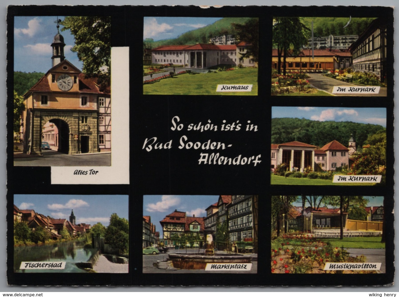 Bad Sooden Allendorf - Mehrbildkarte 28 - Bad Sooden-Allendorf
