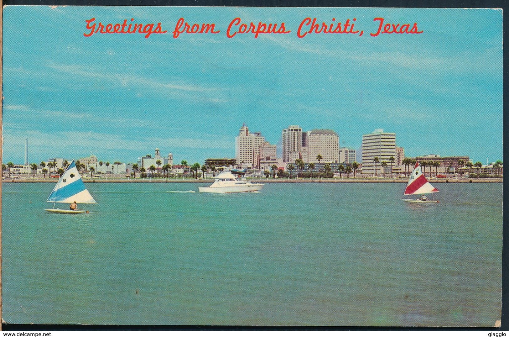 °°° 19585 - USA - TX - GREETINGS FROM CORPUS CHRISTI - 1976 With Stamps °°° - Corpus Christi