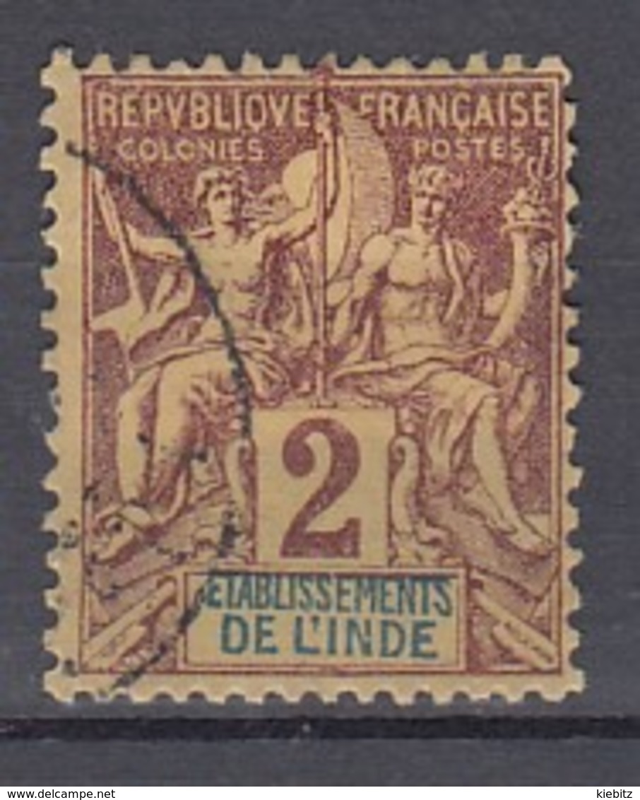 FRANZ.INDIEN 1892 - MiNr: 2  Used - Used Stamps