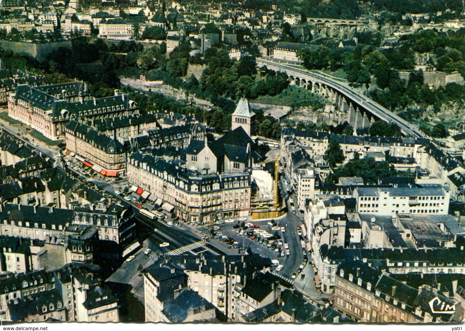 Luxembourg - Vue Aérienne (viaggiata 2014) - Lussemburgo - Città