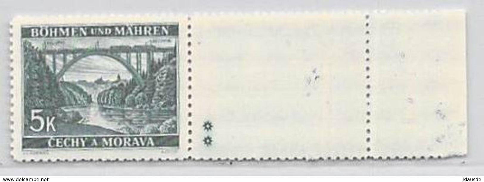 MiNr.57 LW Böhmen & Mähren - Unused Stamps
