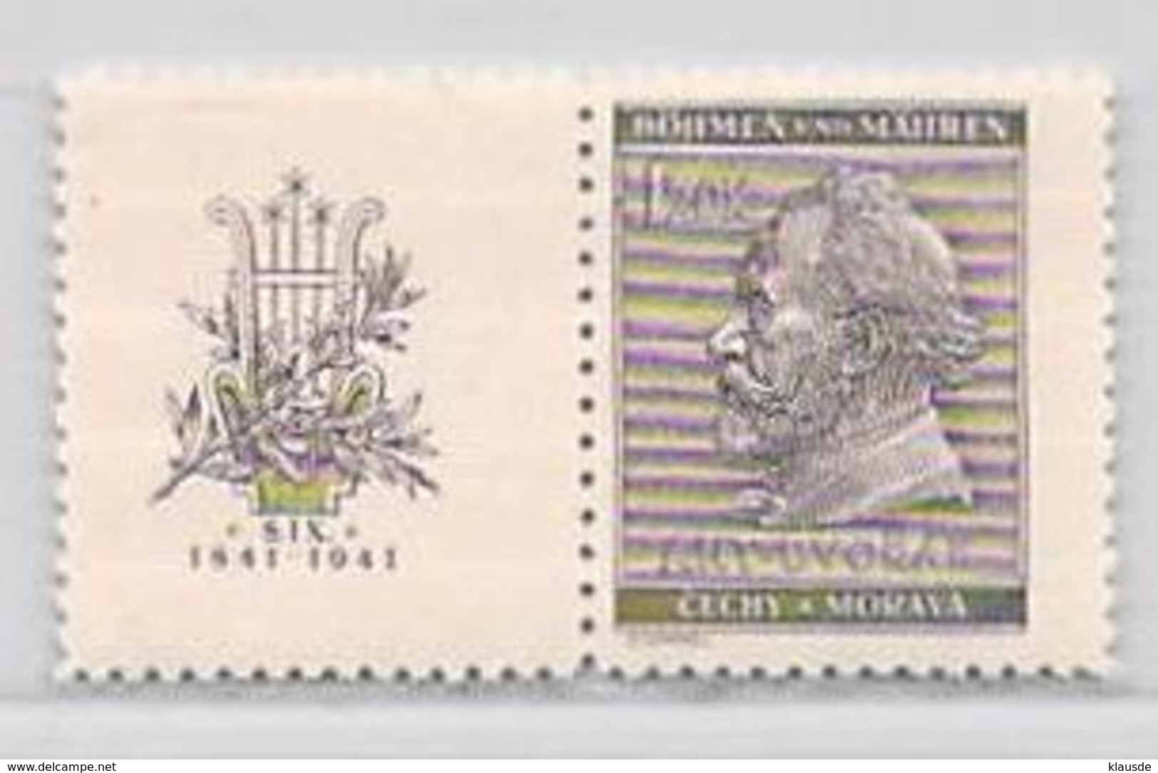 MiNr.74 WZd 24 Xx Deutschland Böhmen & Mähren - Unused Stamps
