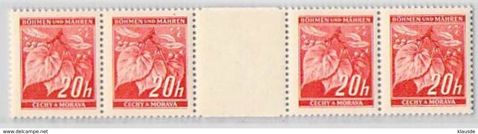 MiNr.22 ZW  Xx Deutschland Böhmen & Mähren - Unused Stamps