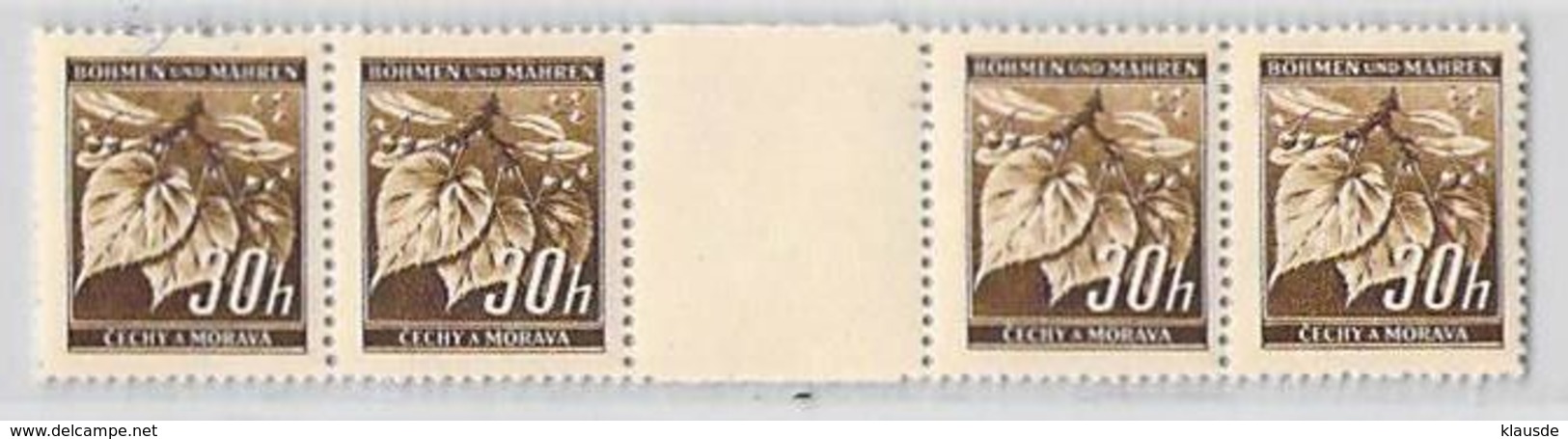 MiNr.64 ZW  Xx Deutschland Böhmen & Mähren - Unused Stamps