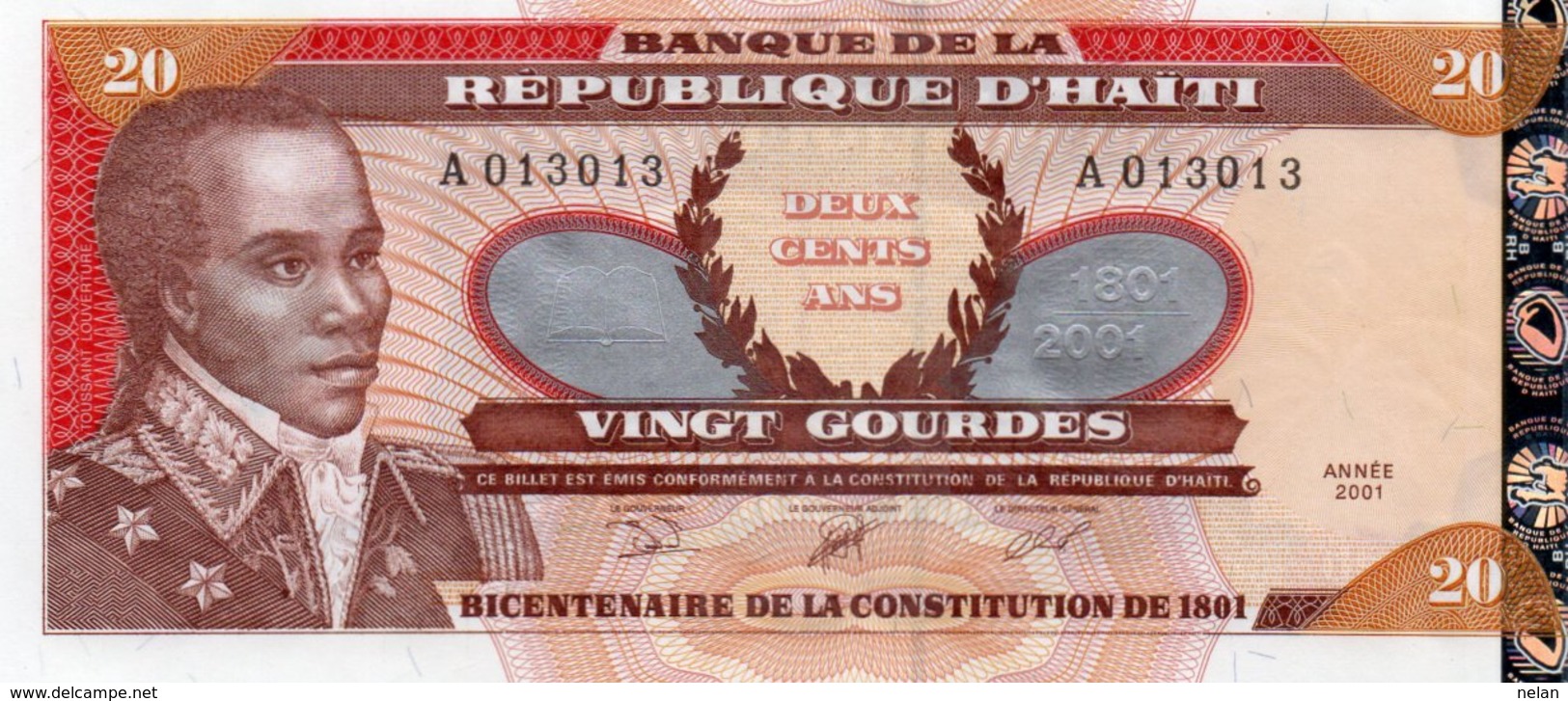 HAITI 20 GOURDES 2001  P-271  UNC - Haïti