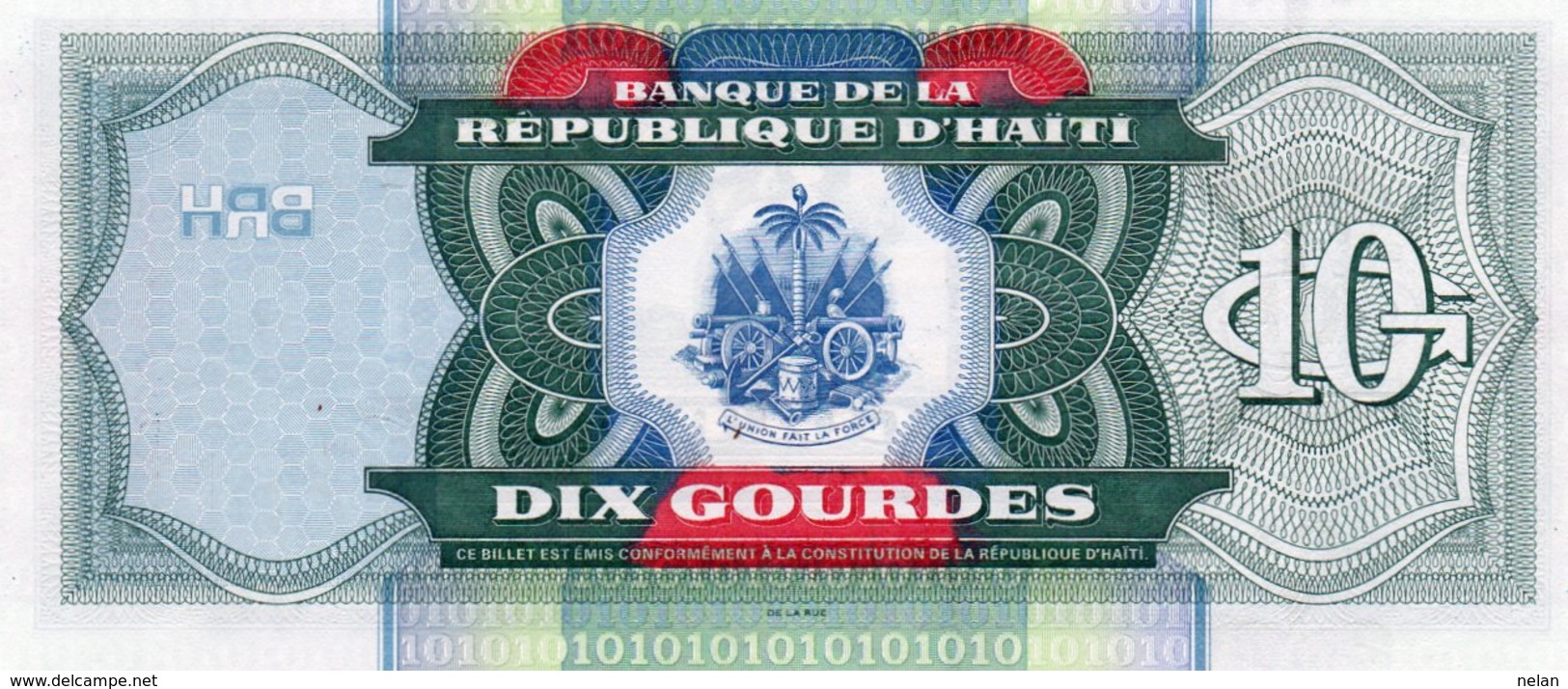 HAITI 10 GOURDES 2000  P-265a  UNC - Haiti