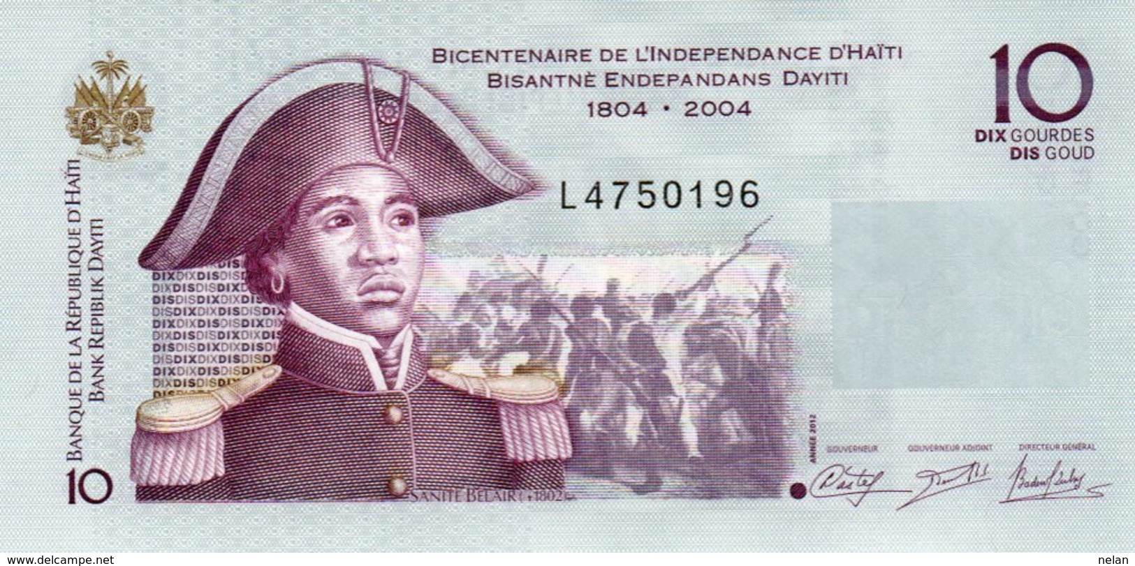 HAITI 10 GOURDES 2004  P-272a  UNC - Haiti