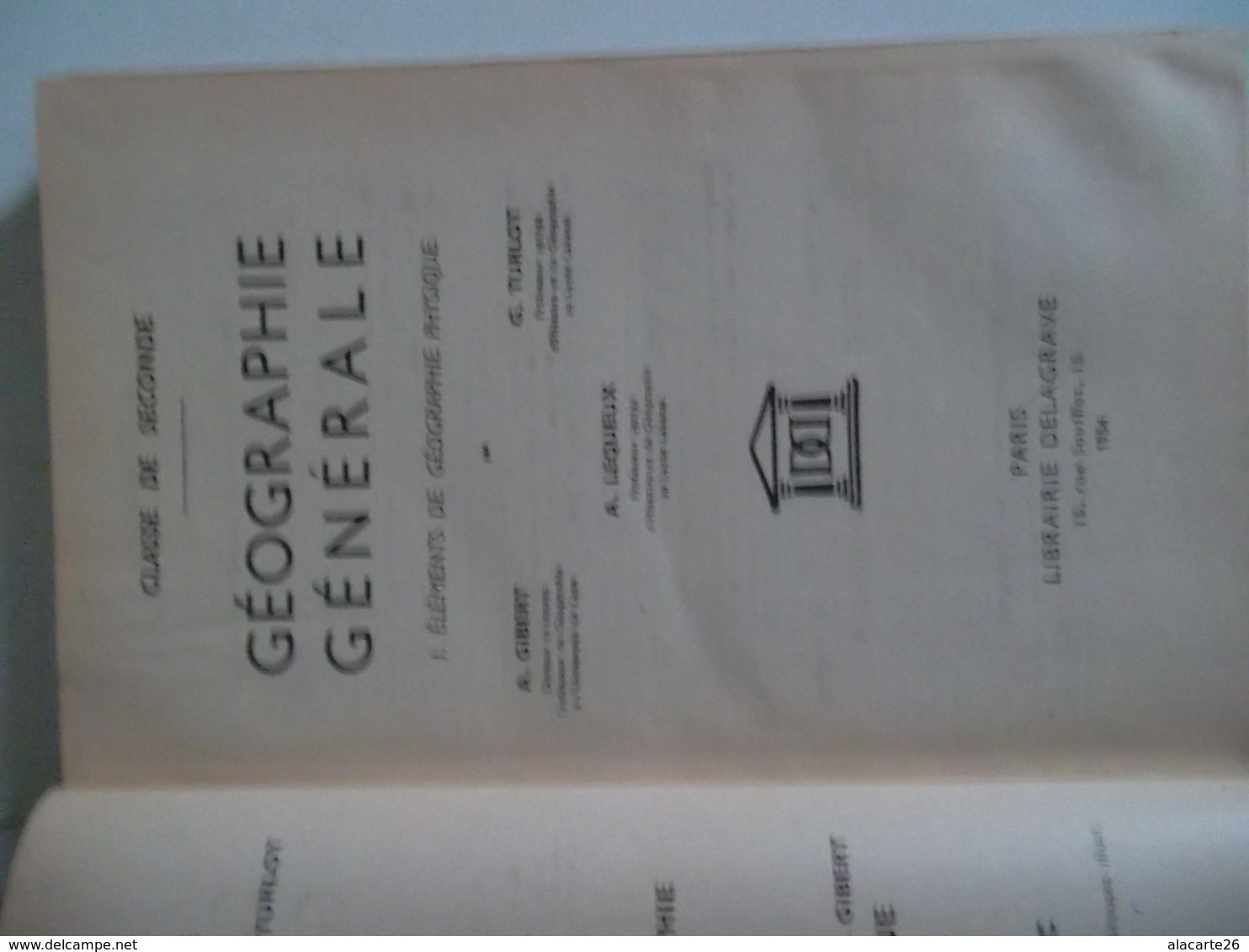 GEOGRAPHIE GENERALE CLASSE DE SECONDE ELEMENTS DE GEOGRAPHIE PHYSIQUE - 12-18 Años