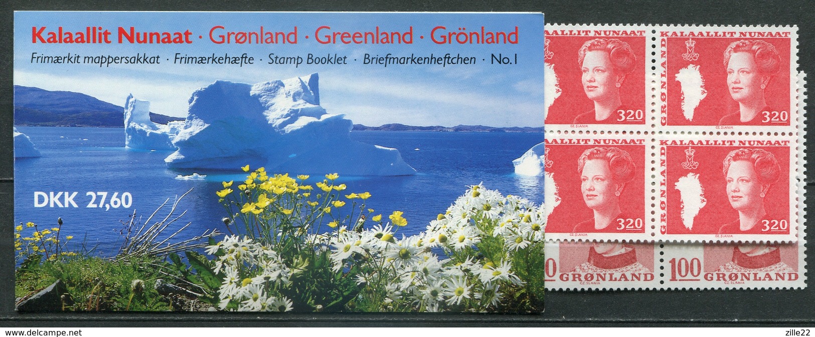 Grönland Mi# MH 1 Postfrisch MNH - Queen Margrethe - Booklets