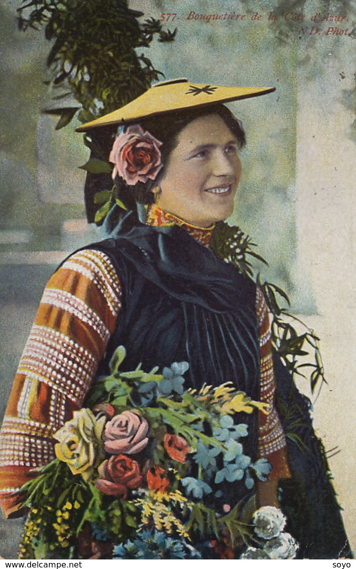 Belle Femme Nice Marchande De Fleurs Fleuriste Bouquetière - Shopkeepers