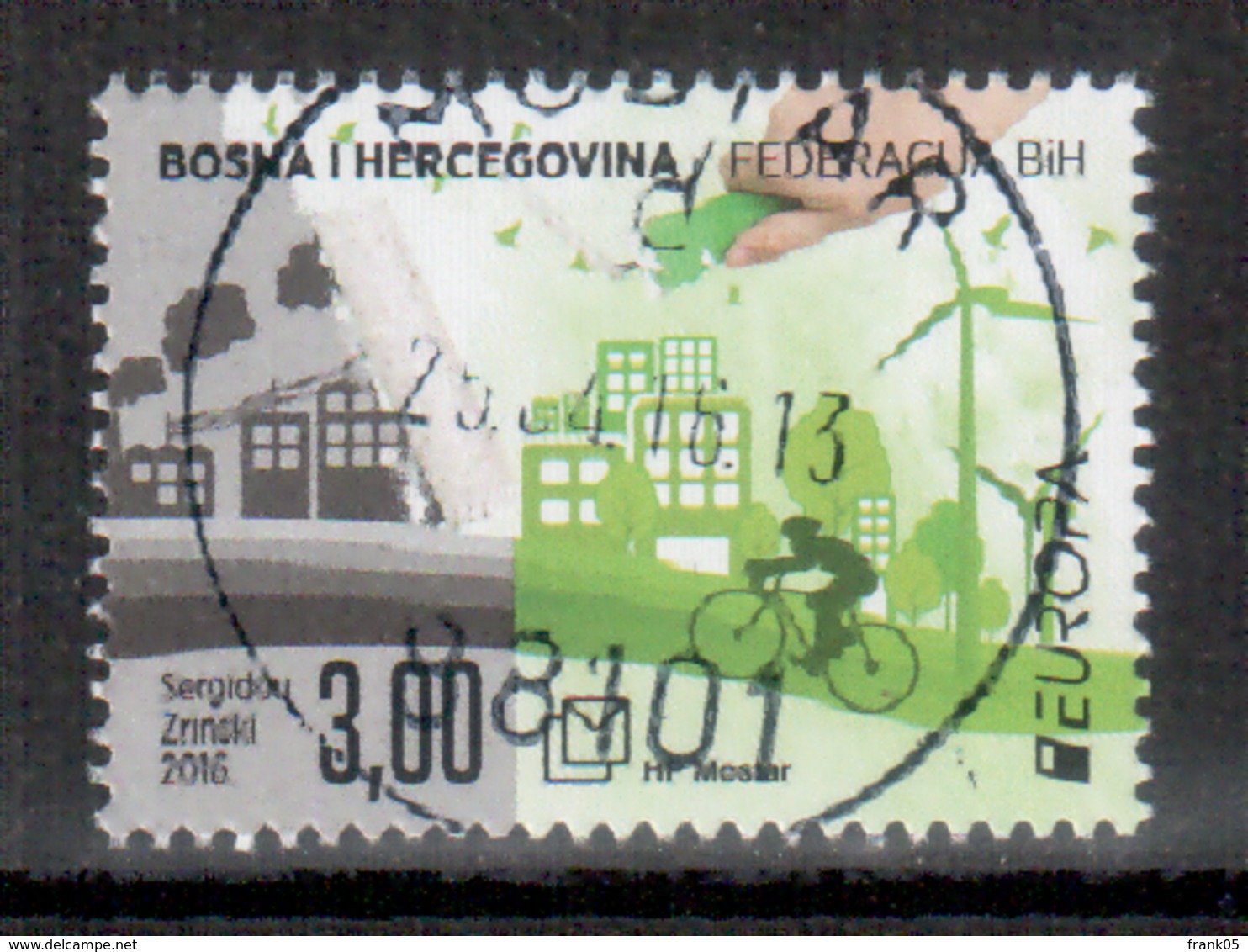 Bosnien-Herzegowina (kroatische Republik) / Bosnia-Herzegowina (croatian Post) Mostar 2016 EUROPA Gestempelt/used - 2016