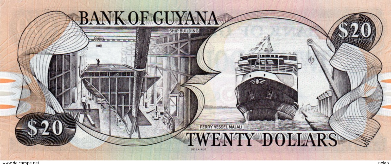 GUYANA 20 DOLLARS 2010  P-30e.2  UNC - Guyana