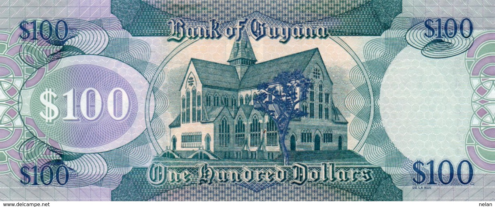 GUYANA 100 DOLLARS 2009  P-36b.1  UNC - Guyana