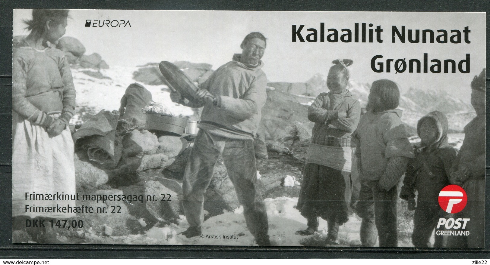 Grönland Mi# MH22 Postfrisch MNH - EUROPA CEPT, Traditional Music Dances - Markenheftchen