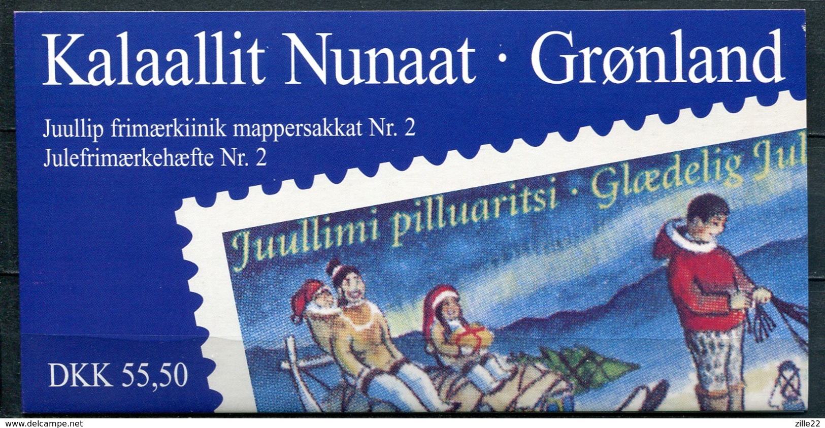 Grönland Mi# Weihnachts-MH 2 Postfrisch MNH - Christmas - Markenheftchen