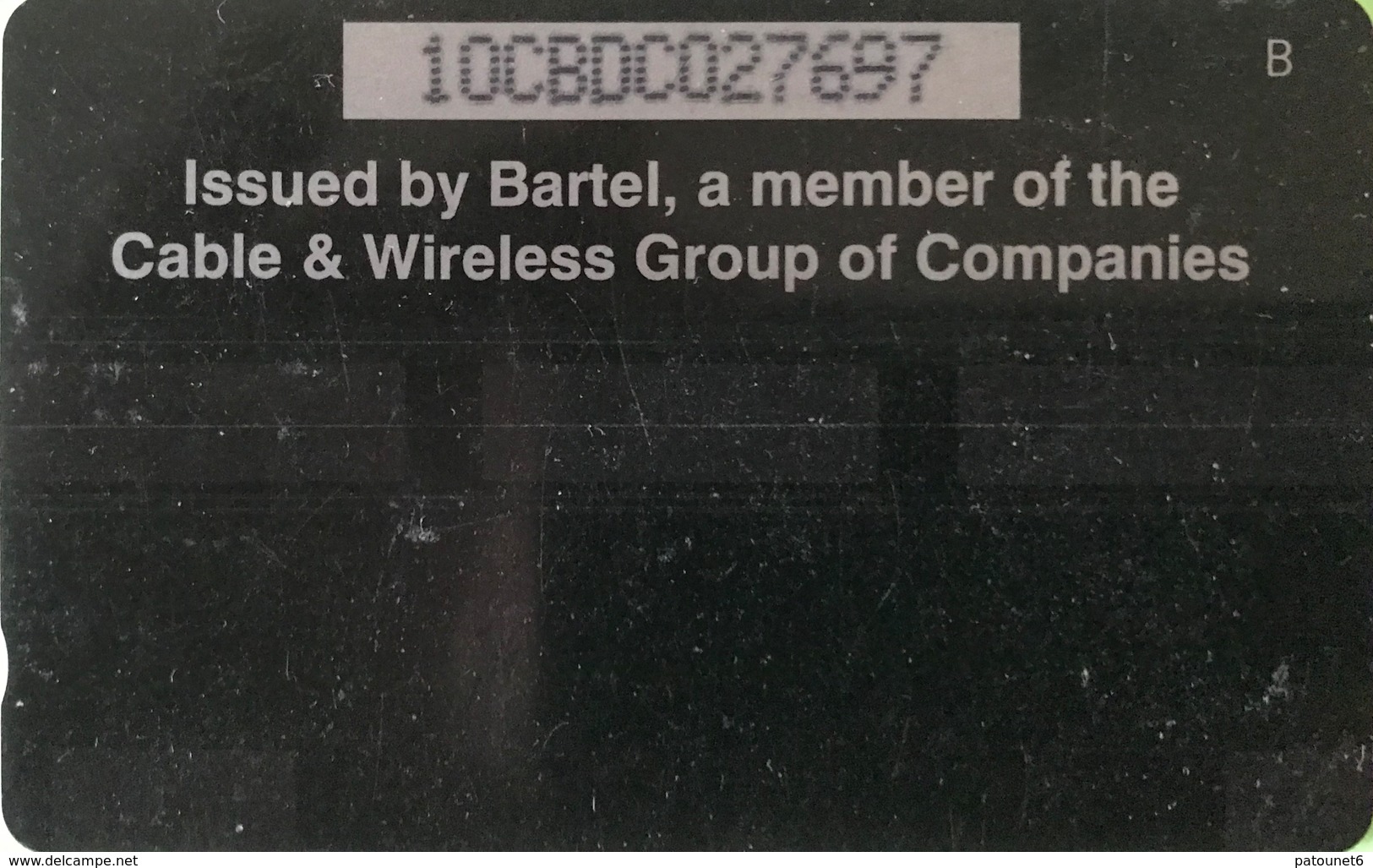 BARBADES  -  Prepaid  - Cable § Wireless -  Morgan Lewis Mill  -  B $ 40 - Barbados (Barbuda)