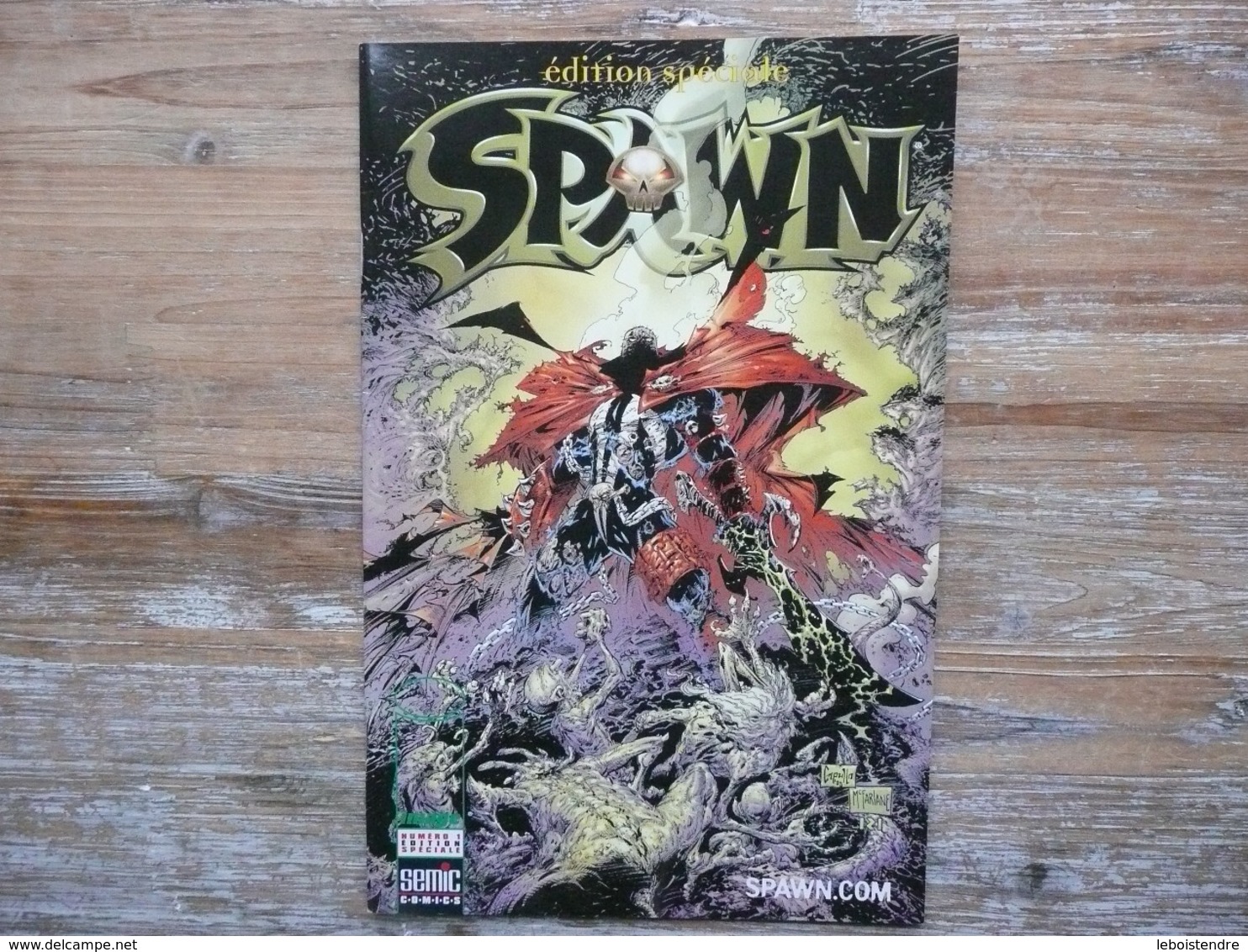 SPAWN   N 1  EDITION SPECIALE   FEVRIER 2001 SEMIC COMICS  TODD MCFARLANE STEVE OLIFF REUBEN RUDE - Spawn