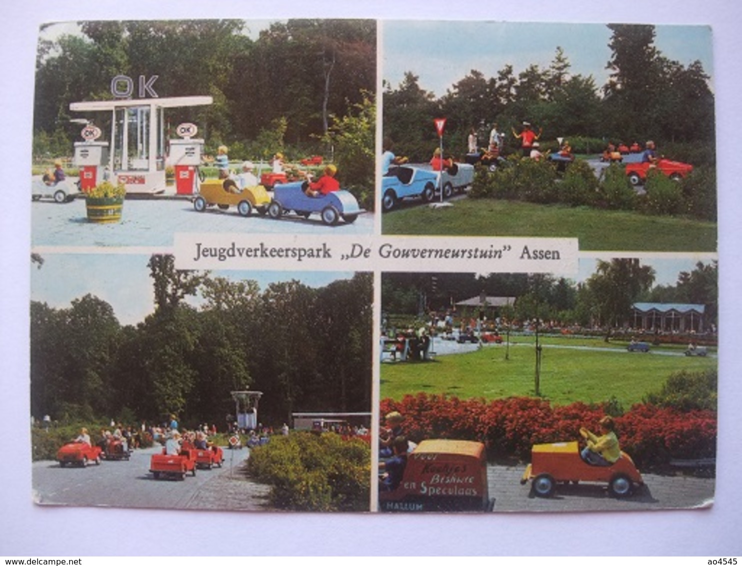 N64 Ansichtkaart Assen - Jeugdverkeerspark - 1971 - Assen