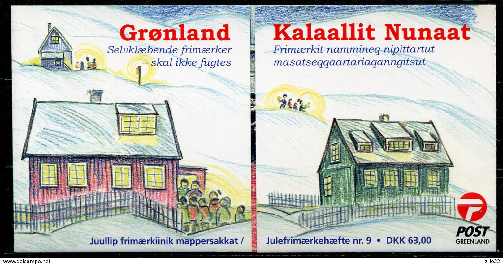 Grönland Mi# Weihnachts-MH 9 Gestempelt - Christmas - Booklets