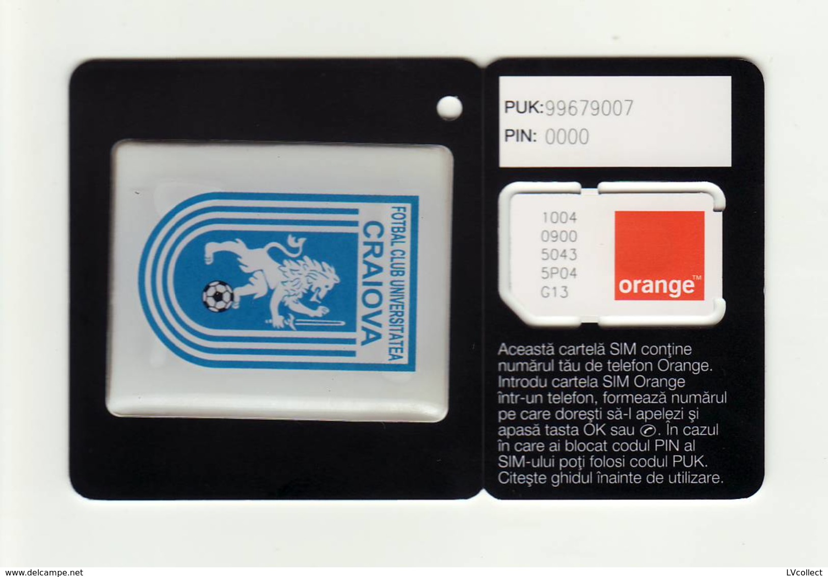 ROMANIA Orange (Football Club 5) GSM SIM MINT - Roumanie