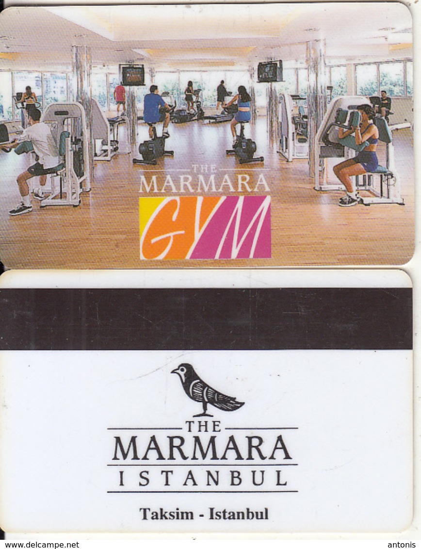 TURKEY - The Marmara(reverse GYM), Hotel Keycard, Used - Hotel Keycards