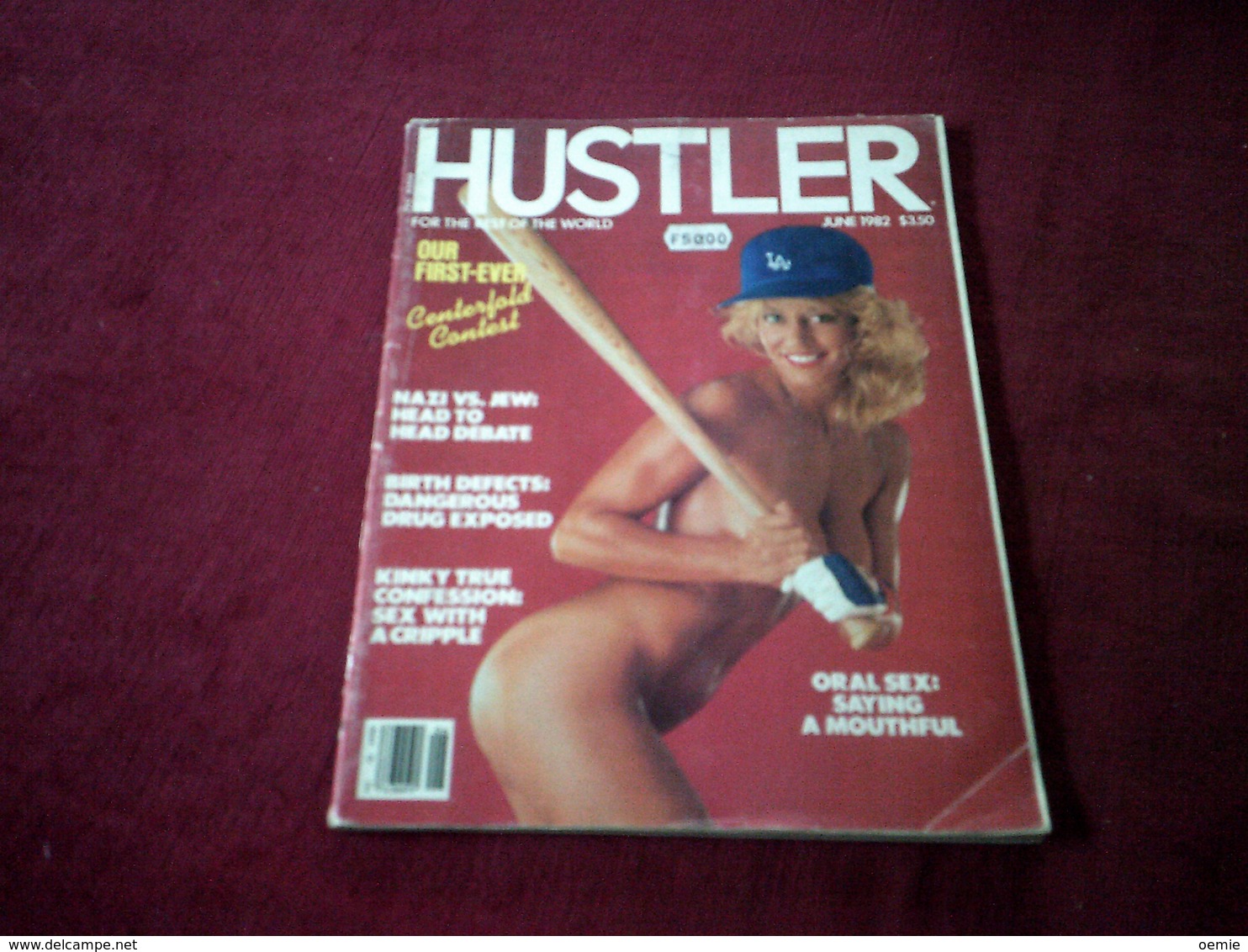 HUSTLER    VOL 8  N° 12  JUNE  1982 - Pour Hommes