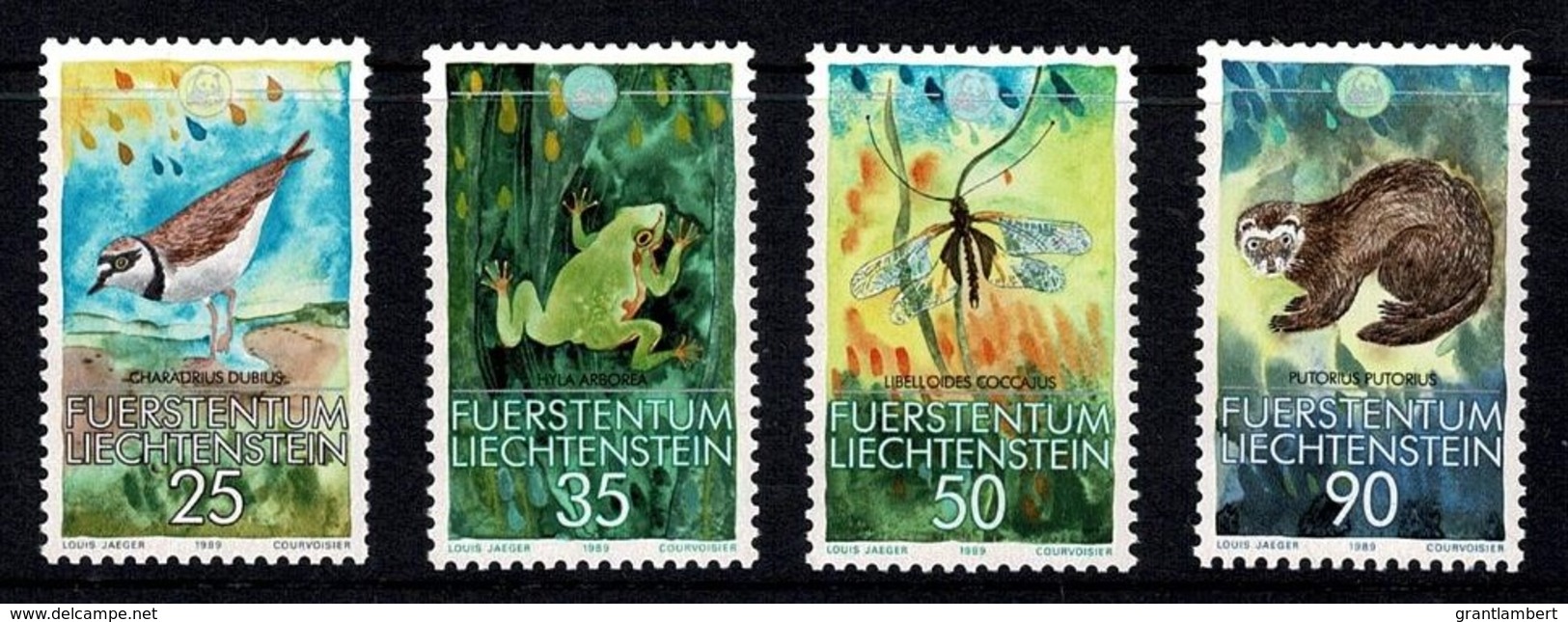 Liechtenstein 1989 Conservation - Endangered Species WWF Set Of 4 MNH - Unused Stamps