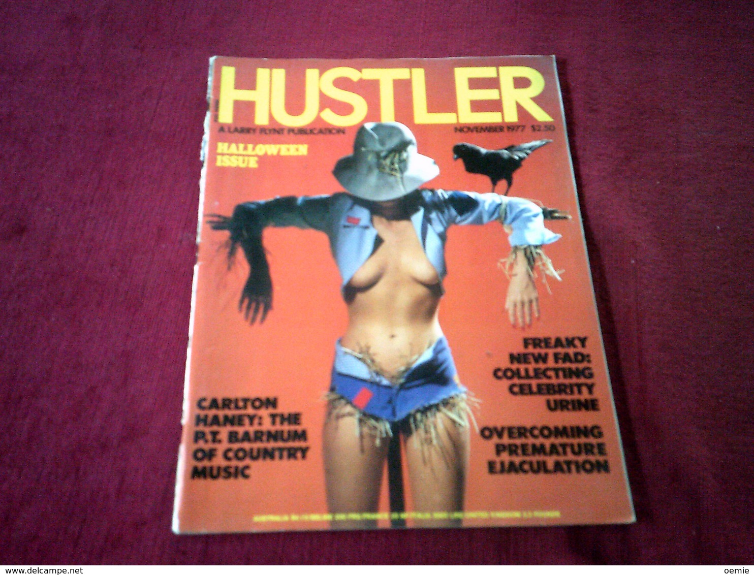 HUSTLER    VOL 4  N° 5   NOVEMBER  1977 - Pour Hommes