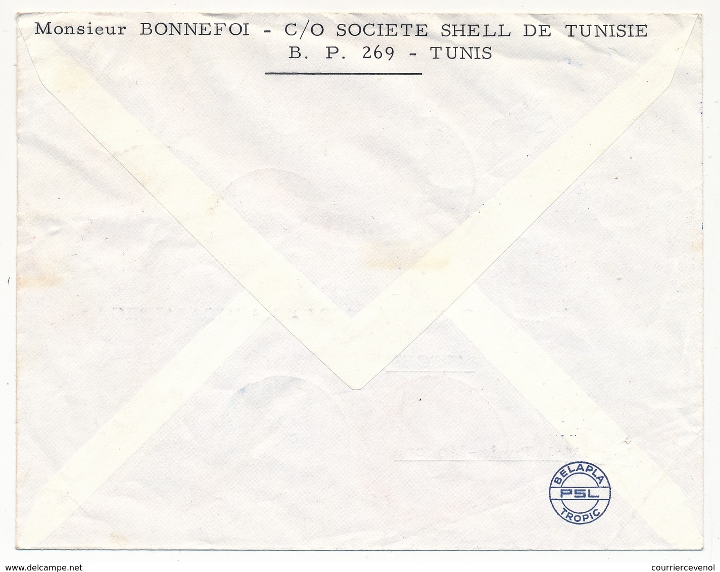 TUNISIE - Env. Première Liaison Aérienne Tunis - Moscou - 9/5/1964 - Arrivée 10/5/1964 - Tunisia (1956-...)