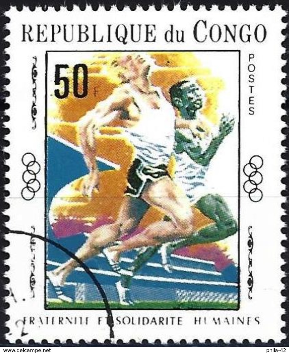 Congo (Braz) 1970 - Mi 220 - YT 253G ( Olympics Games : Sprinting ) - Oblitérés