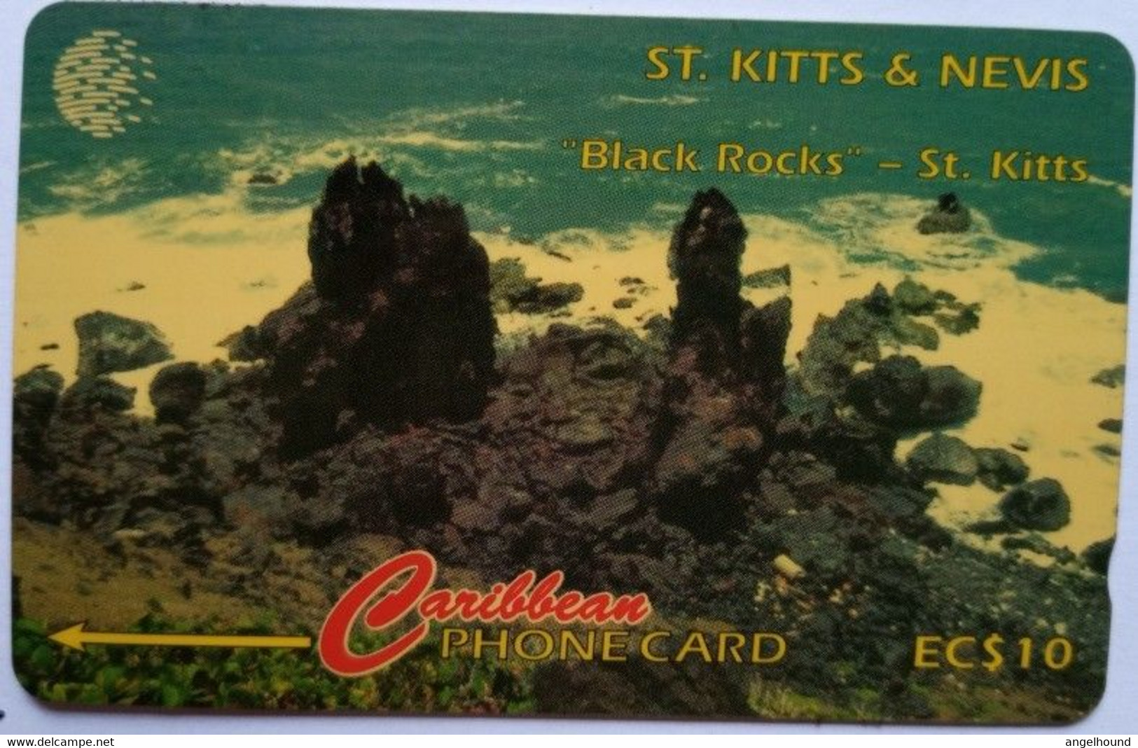 St. Kitts And Nevis Cable And Wireless 15CSKB  EC$ 60 " Black Rocks " - St. Kitts En Nevis