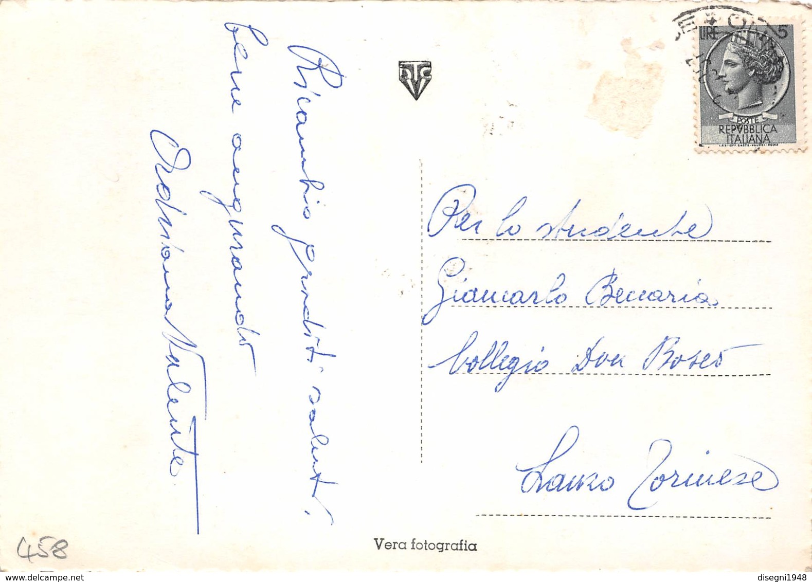 M09055 "TORINO E LE SUE CHIESE"5 VEDUTE - CART. ILLUSTR. ORIG. SPED.1957 - Chiese