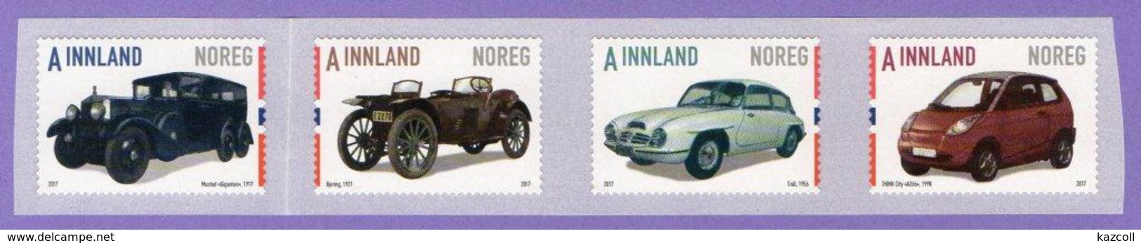 Norway  2014.  Cars. Transport.  MNH - Ongebruikt