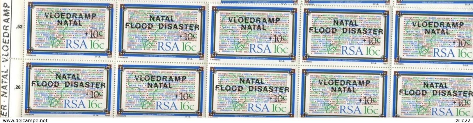 Südafrika 4 Markenheftchen Mi# 714-5,719-20,725-6,731-2 -  postfrisch MNH - Flood Disaster 1987