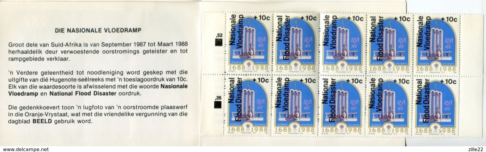 Südafrika 4 Markenheftchen Mi# 714-5,719-20,725-6,731-2 -  postfrisch MNH - Flood Disaster 1987