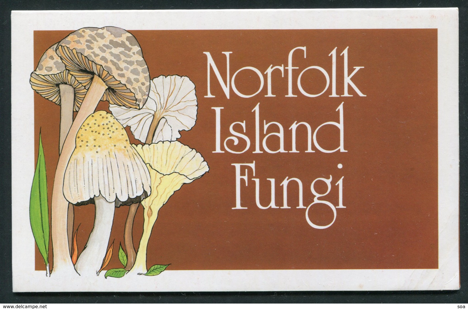 SALE  Norfolk Island 1983 Booklet  Mushrooms - Paddestoelen