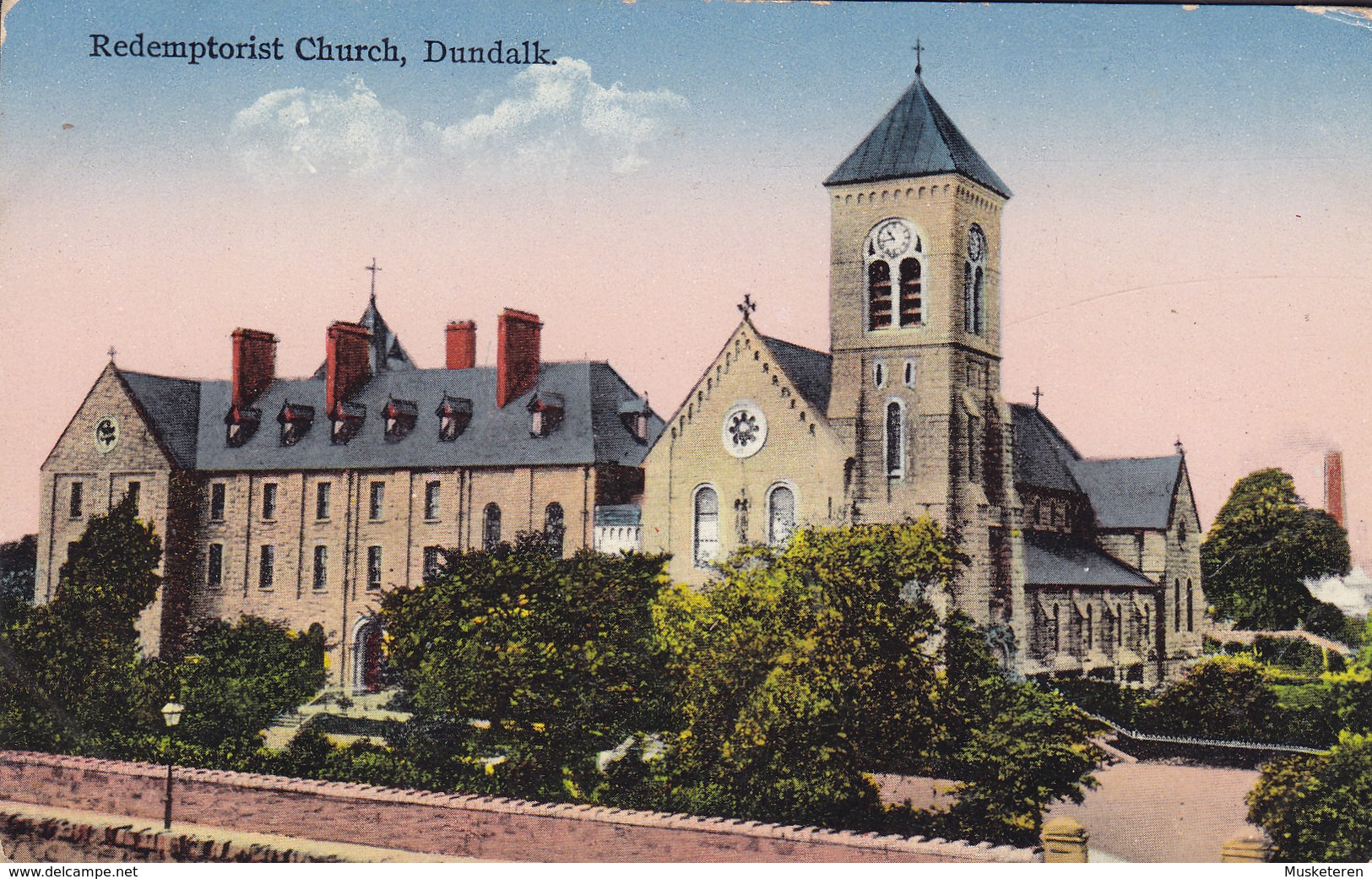 Ireland PPC Redemptorist Church, Dundalk 1934 (2 Scans) - Louth
