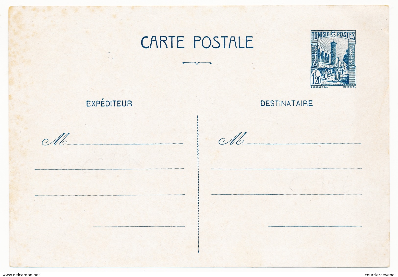 TUNISIE - Carte Postale (entier) 1,20F - Neuve - Légères Rousseurs - Lettres & Documents